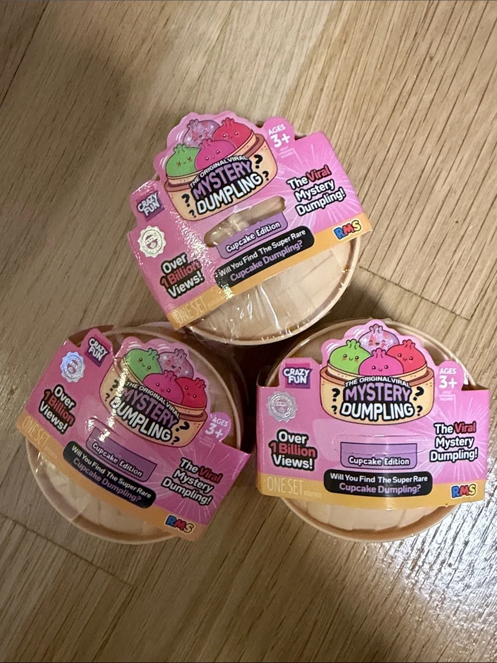 NEW RELEASE 3Viral RMS Mystery Dumpling Brand New/Unopened - Cupcake Edition Min